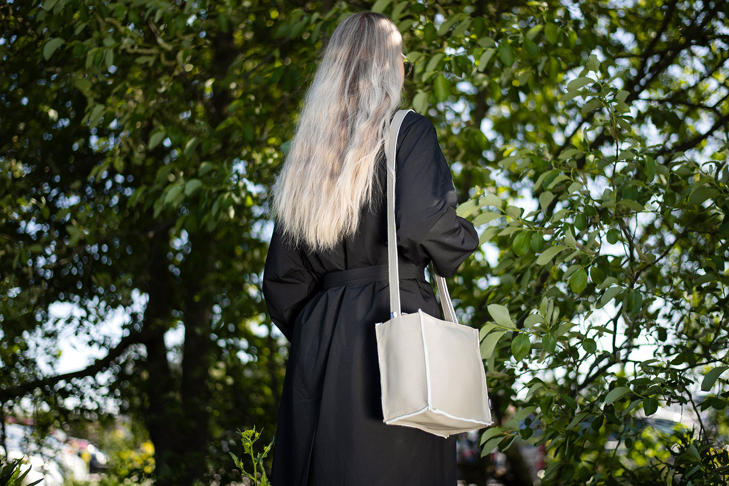 Folk 1 shoulder bag - Light Grey