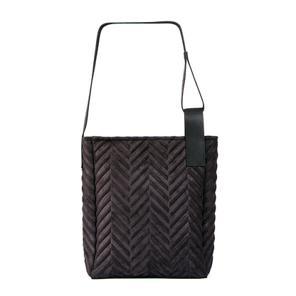 Mixed Material Handbag